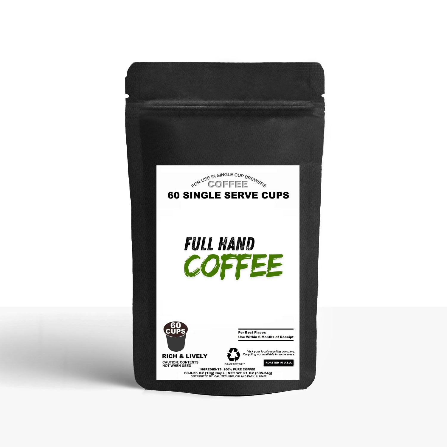 60 Pack Single Serve Coffee Capsules